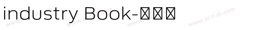 industry Book字体转换 industry Book字体转换